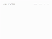 Tablet Screenshot of emiliaedwards.com